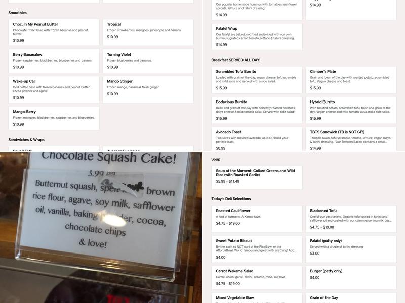 Karma Road Menu