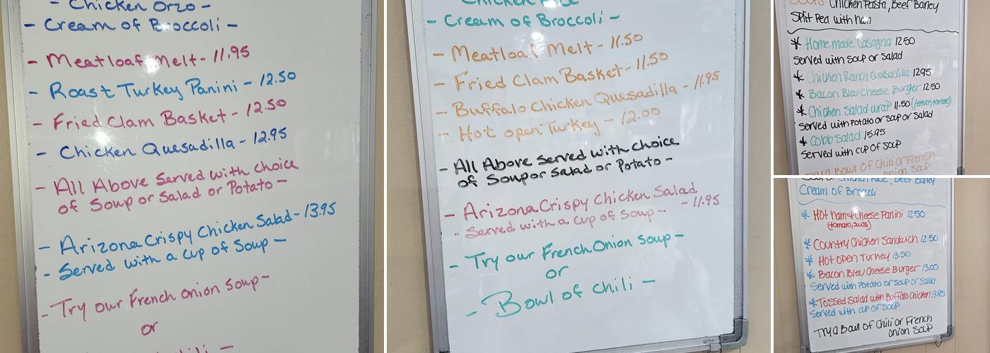 Kerhonkson Diner Menu