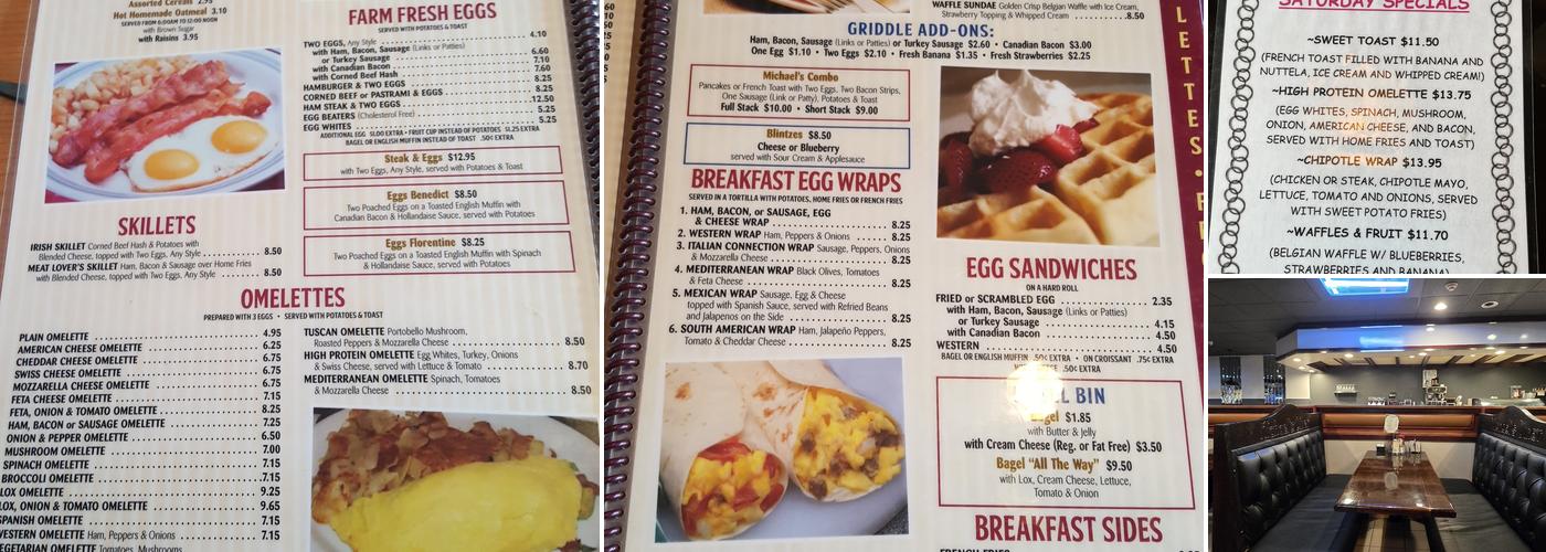 Michael's Diner Menu