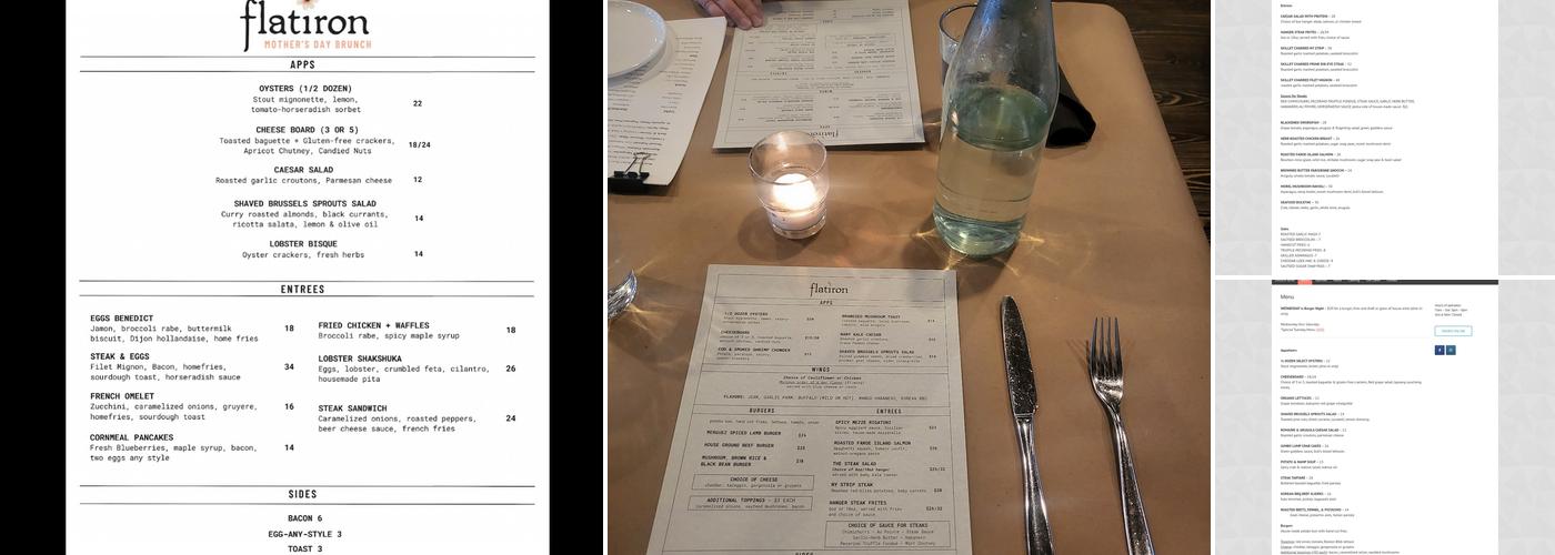 Flatiron Menu
