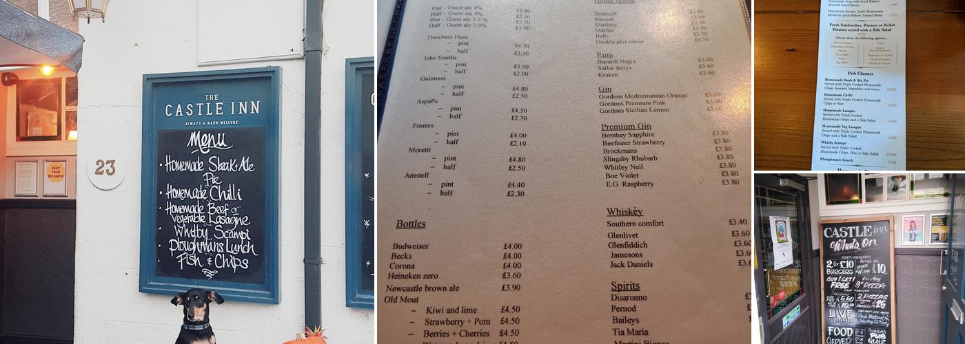 Castle Inn Menu