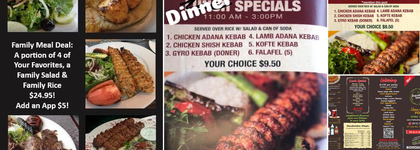 Durum Doner Turkish-Mediterranean Cuisine Menu