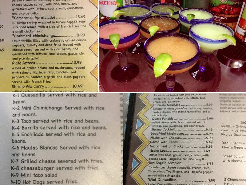 Don Tequila Menu