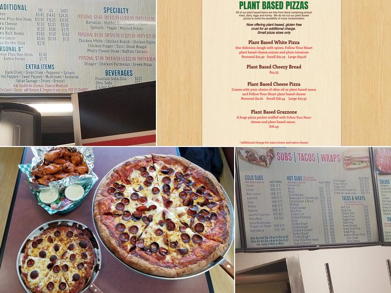 Grassos Pizza Menu