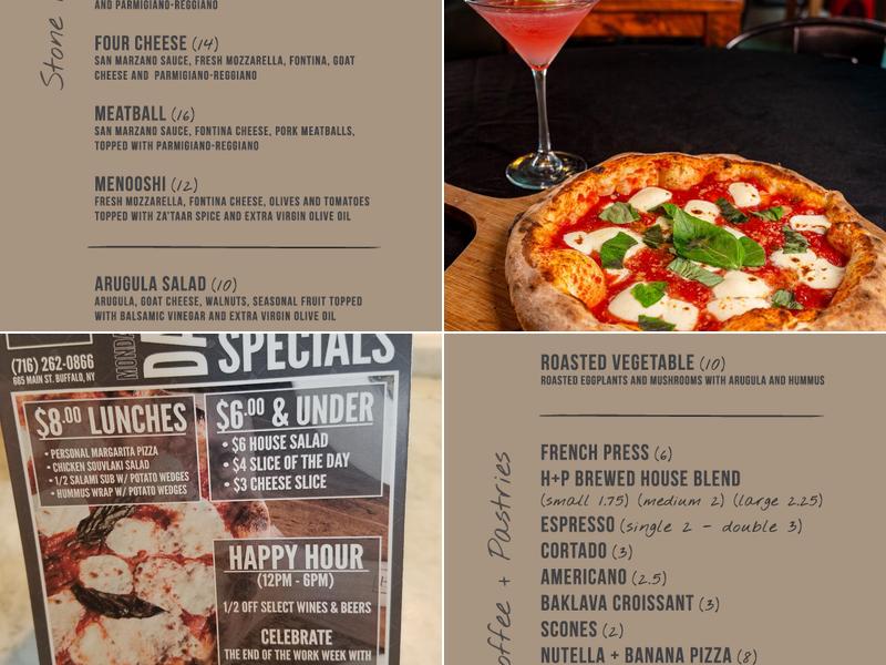 Hearth + Press Menu