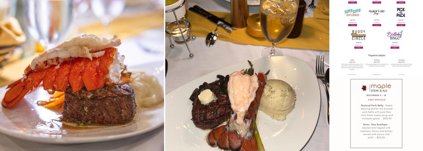 Maple Steak & Ale Menu