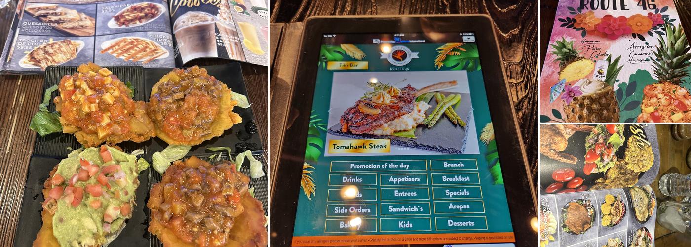 Noches De Colombia Menu