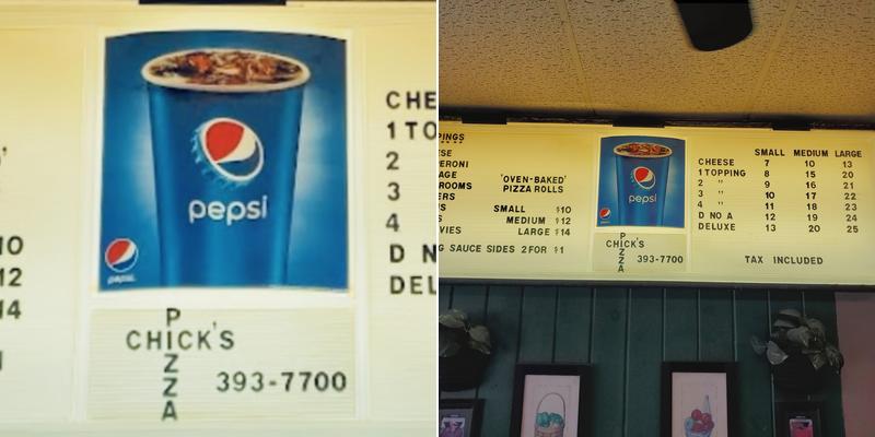 Chick's Pizzeria Menu