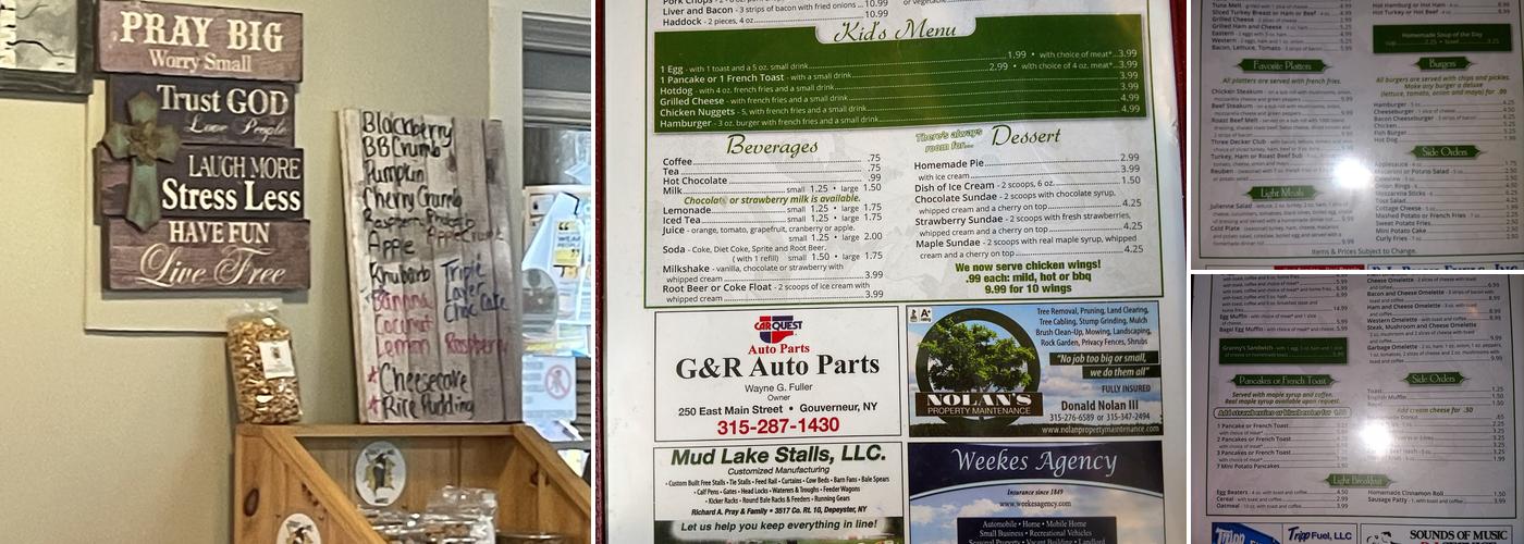 Silver Leaf Diner Menu