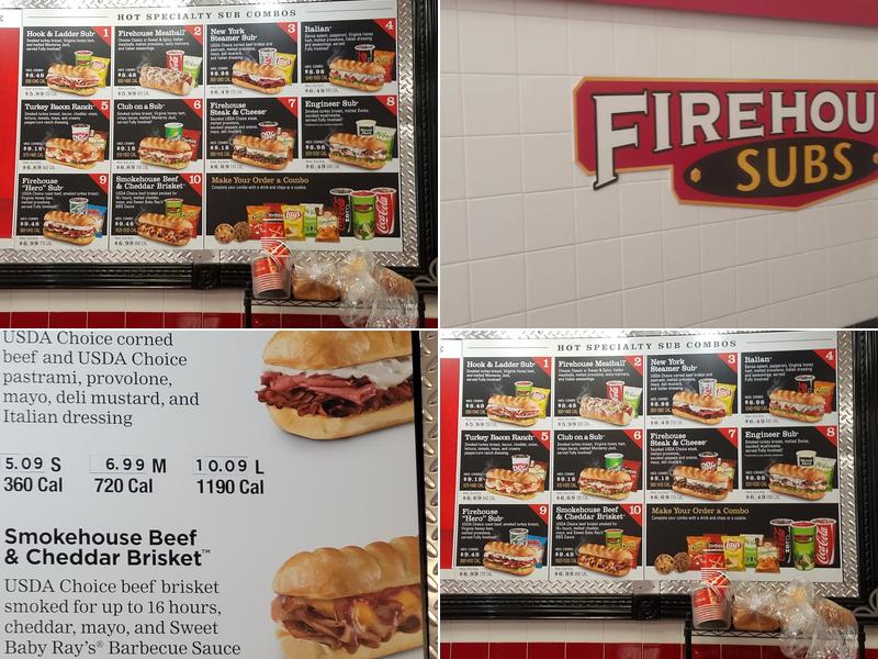 Firehouse Subs Oviedo Menu