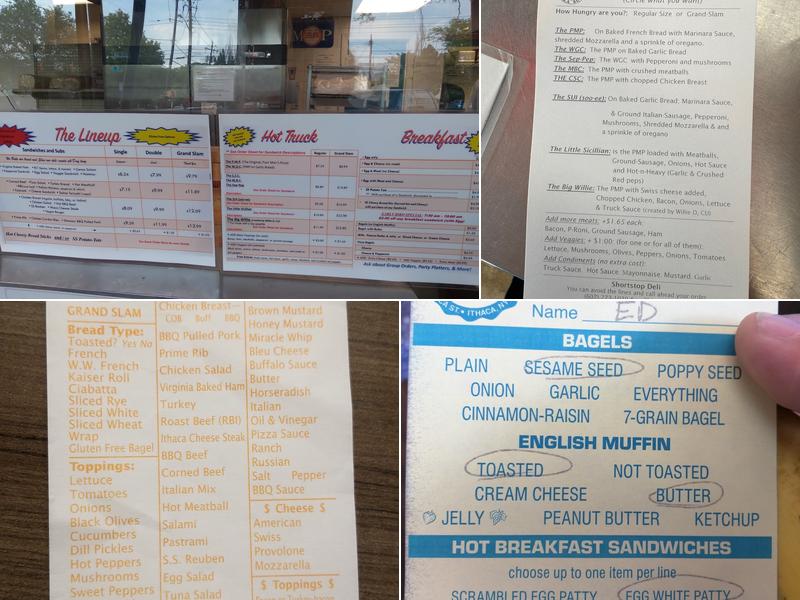 Shortstop Deli Menu