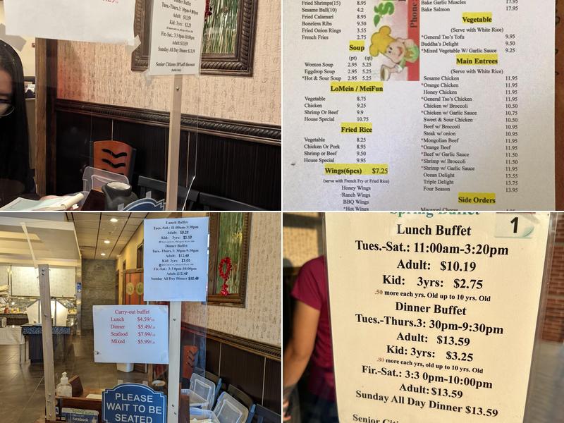 Spring Buffet Menu