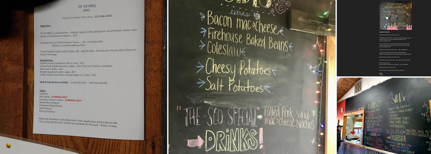 10-10 BBQ & Catering Menu