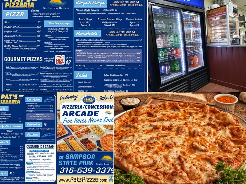 Pat's Pizzeria Menu