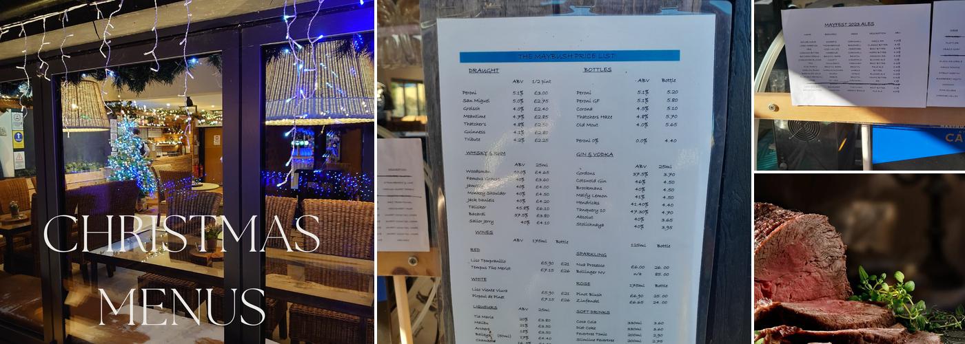 The Maybush Pub Newbridge Menu