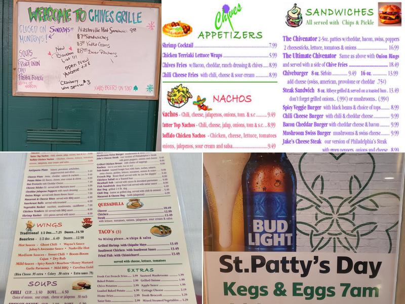 Chives Menu