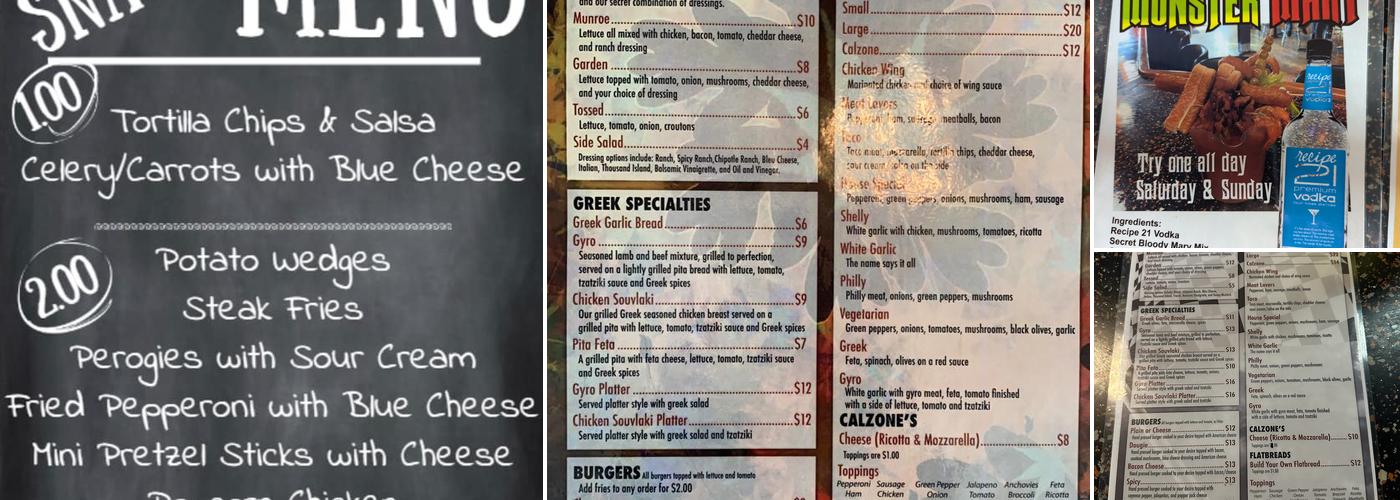 Landons Pub & Pizza Menu