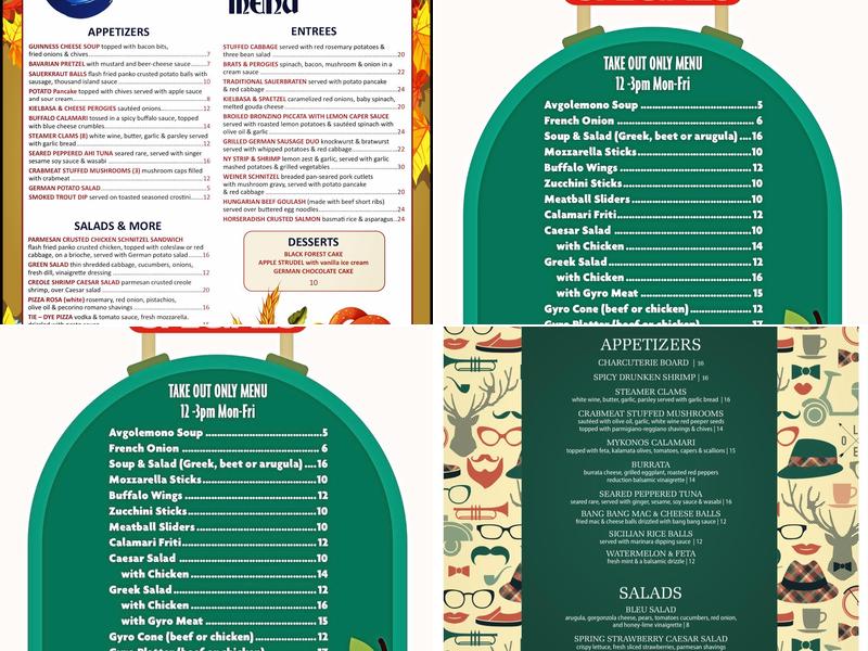 Cypress Tavern Menu