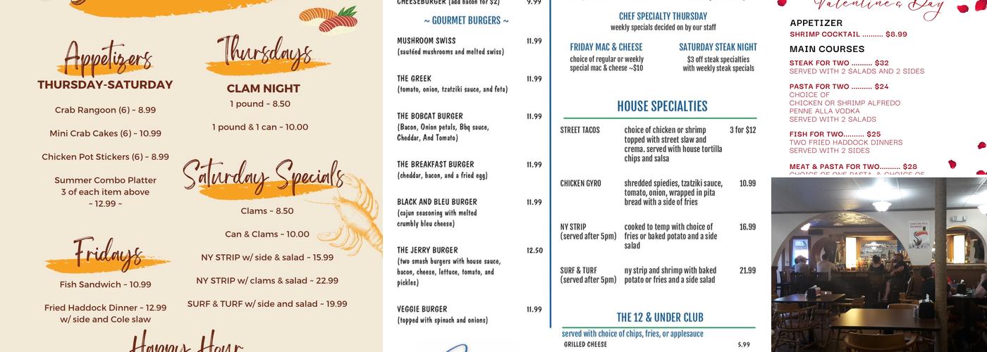Jerry's Inn Menu