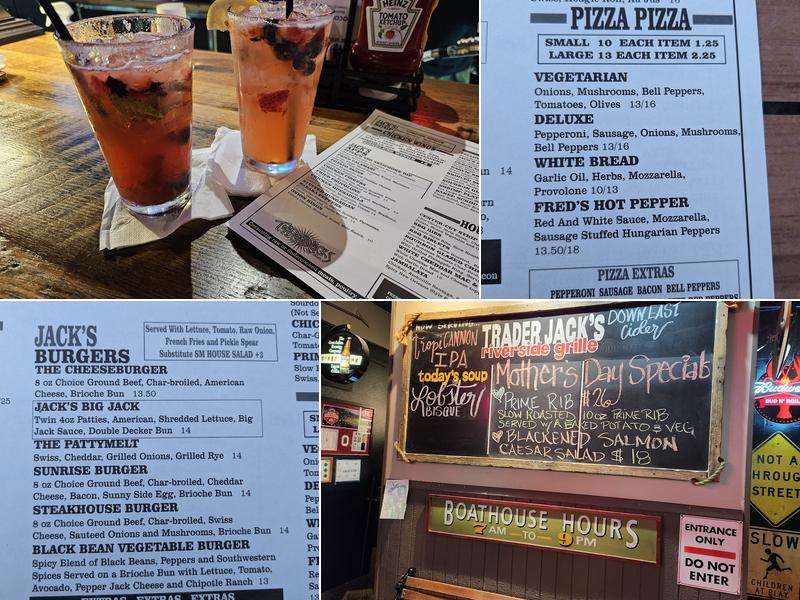 Trader Jack's Riverside Grille Menu