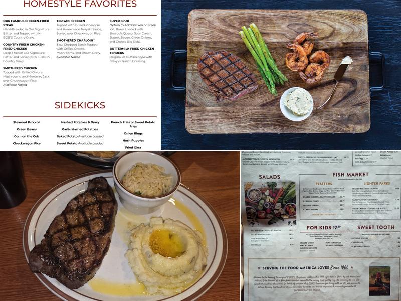 K-BOB'S Steakhouse Clovis Menu