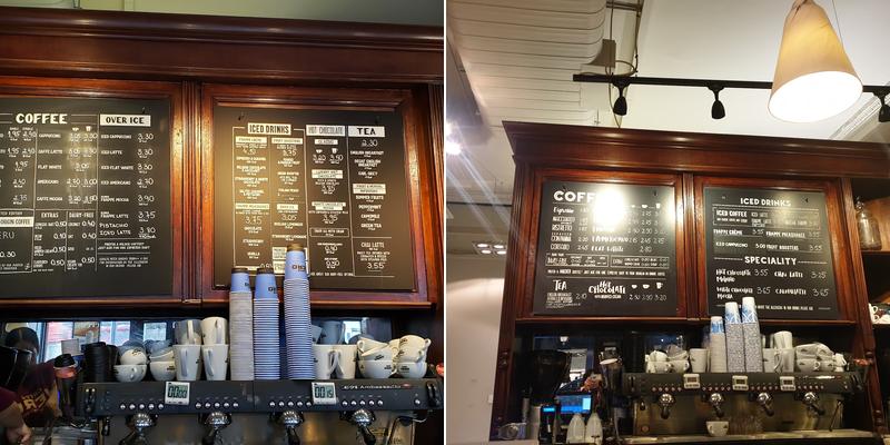 Caffè Nero Menu