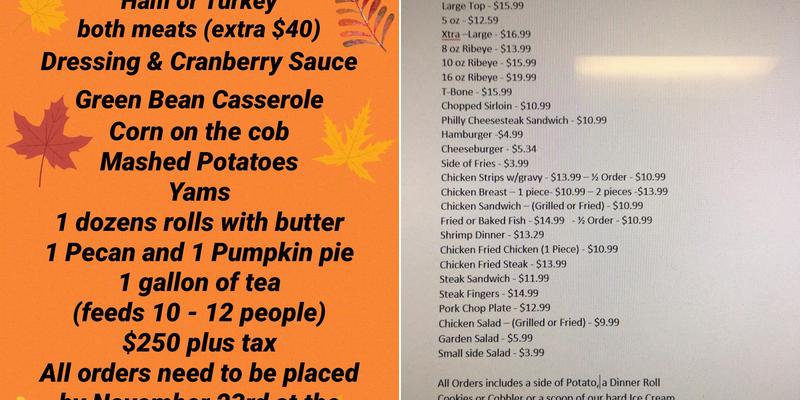 Ranchers Steakhouse & Buffet Menu