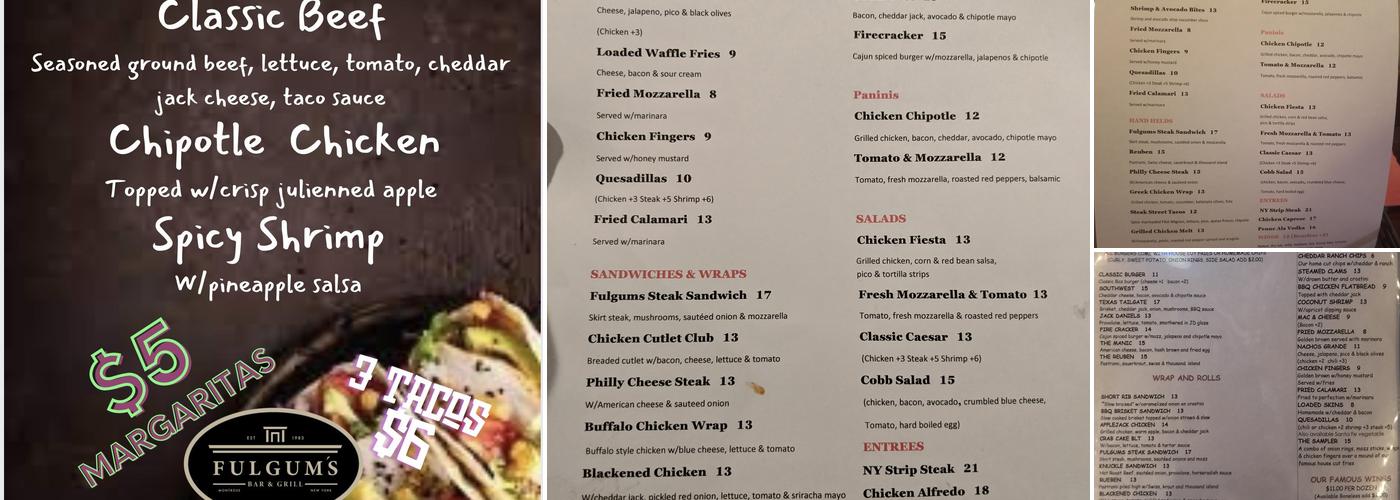 Fulgum's Menu