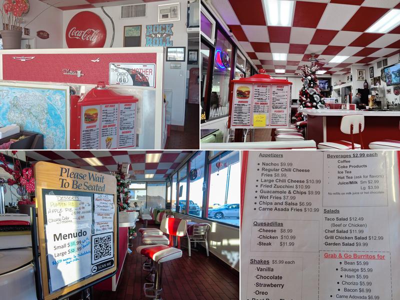 Route 66 Diner Menu