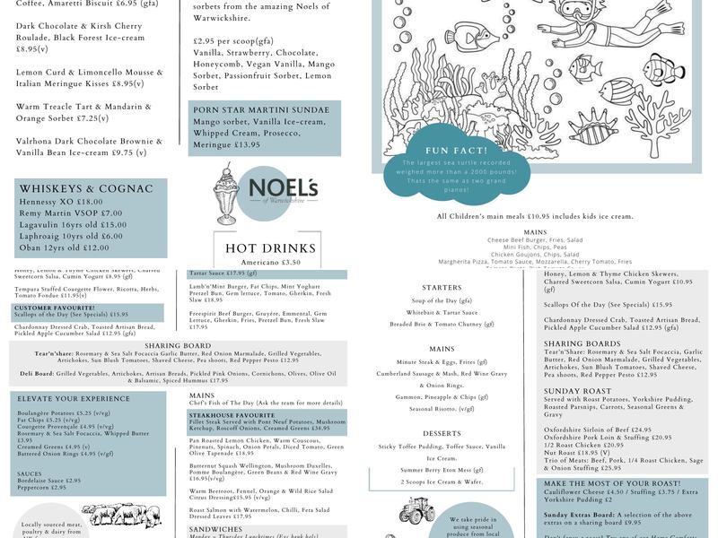 The Bell Inn Menu