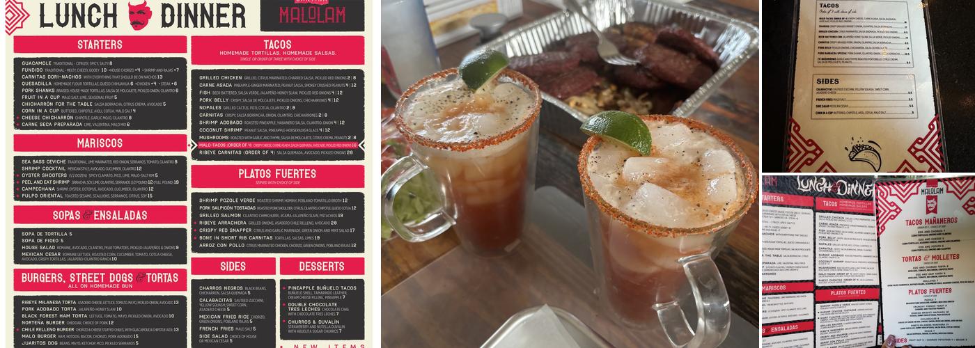 Malolam Menu