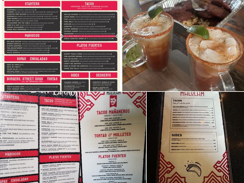 Malolam Menu