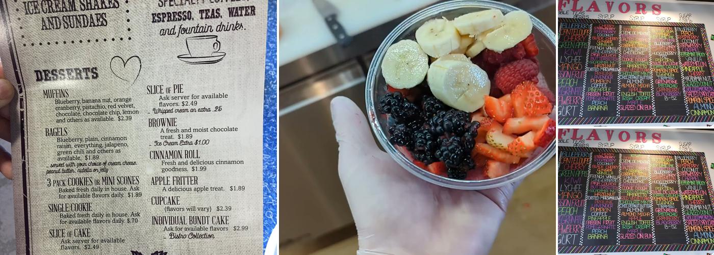 Hydration Station Menu