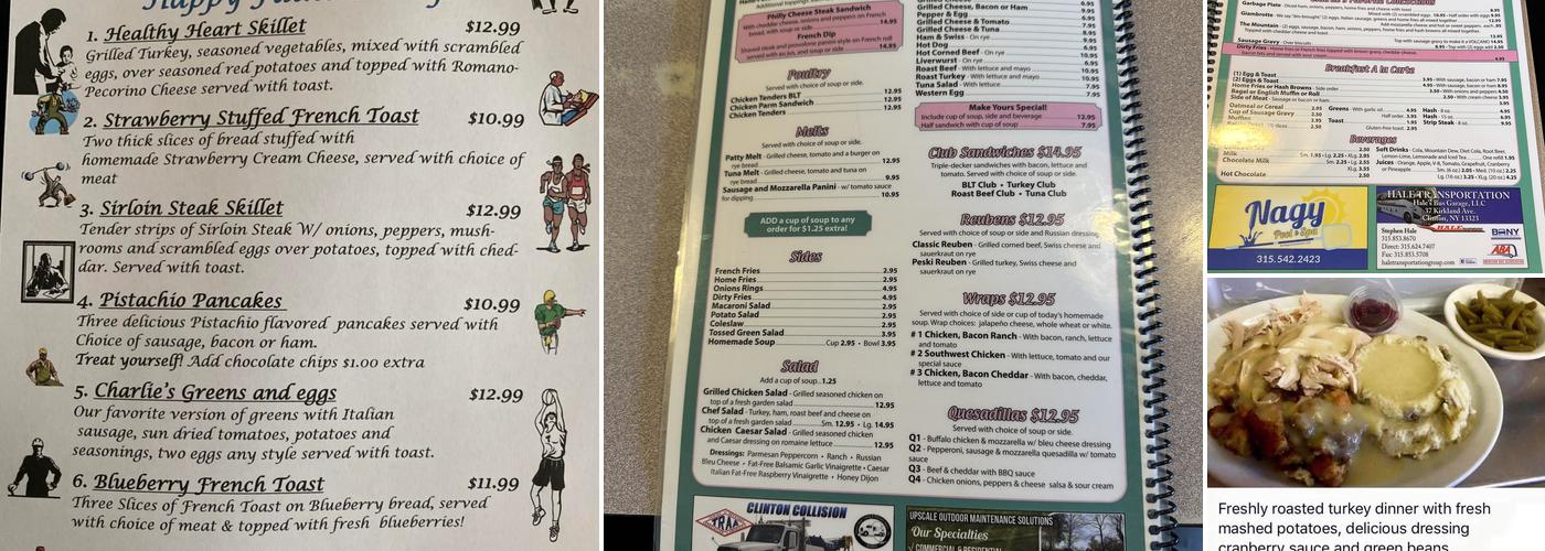 Charlie's Place Menu