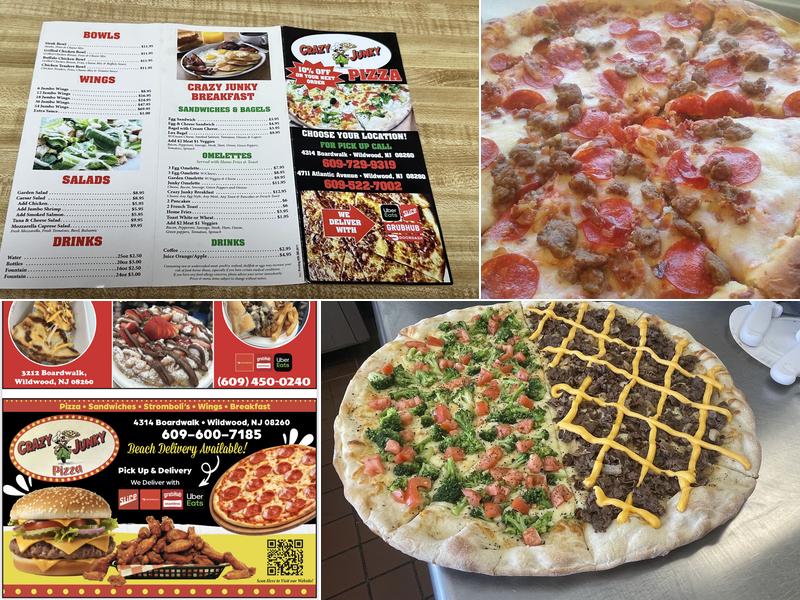 Crazy Junky Menu