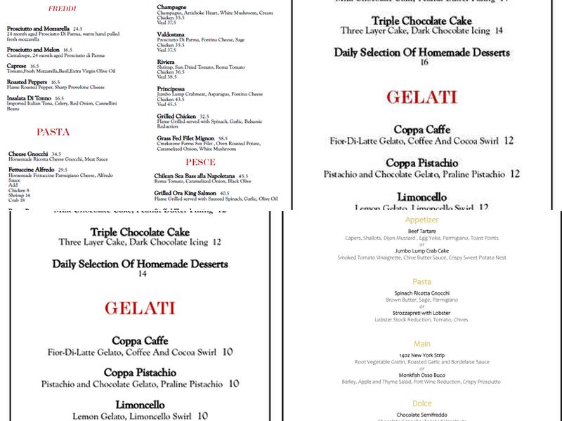 Ristorante Luciano Menu