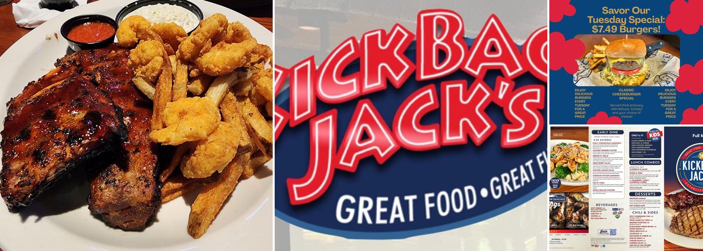 Kickback Jack's Restaurant Menu