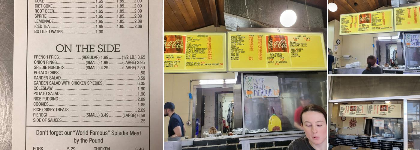 Lupo's Char-Pit Menu