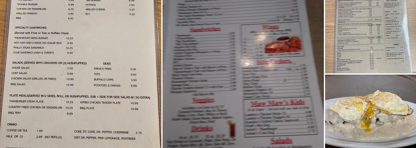 Rusty Gate Cafe Menu