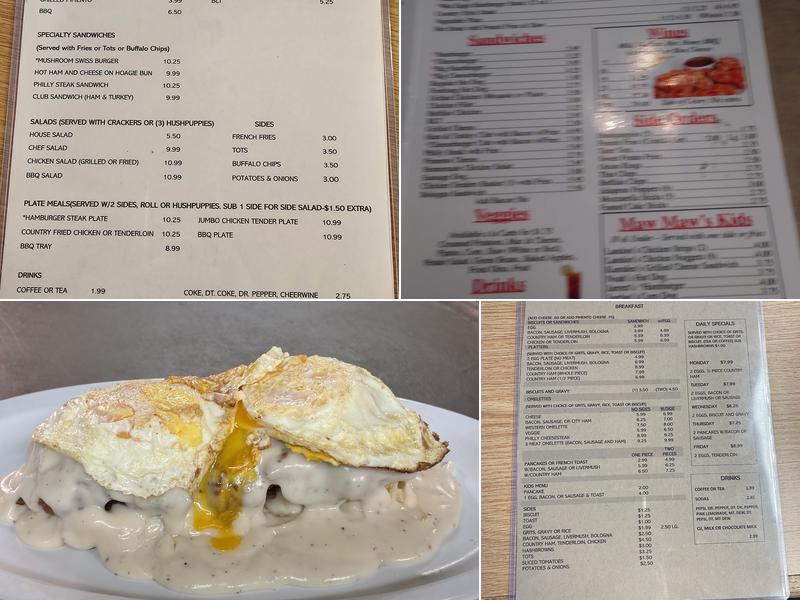 Rusty Gate Cafe Menu