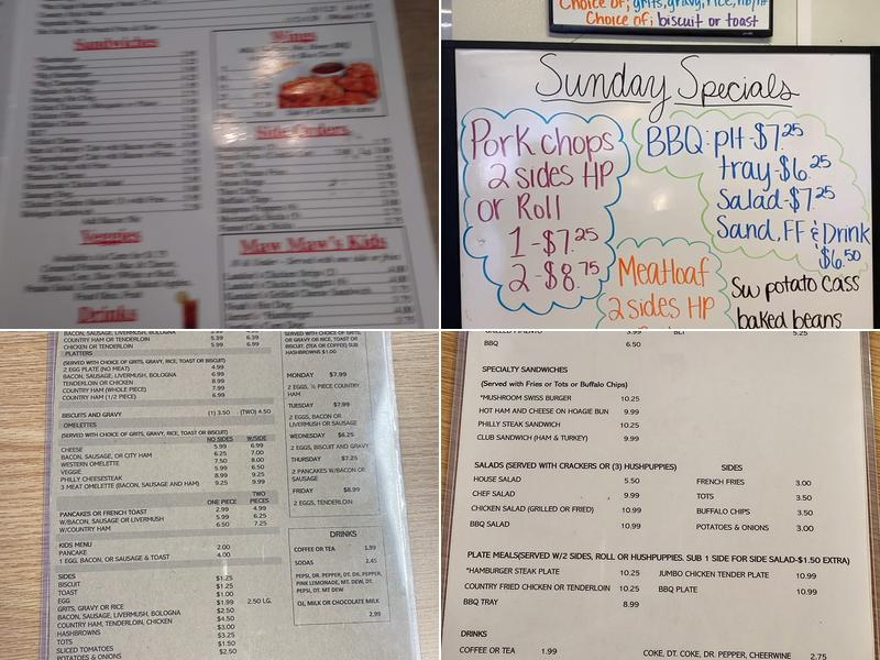 Rusty Gate Cafe Menu