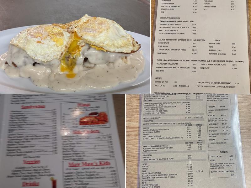 Rusty Gate Cafe Menu