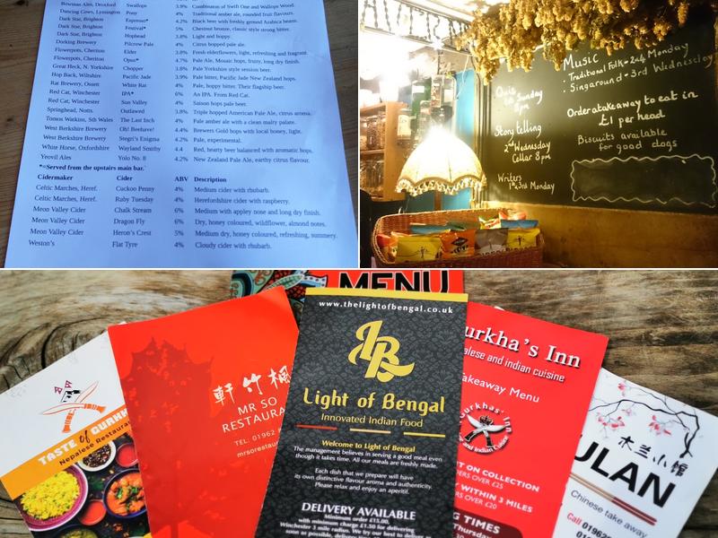 The Hyde Tavern Menu