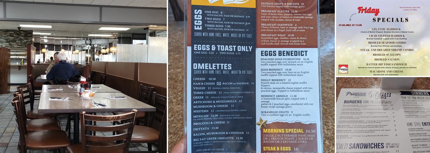 Peppermill Restaurant Menu