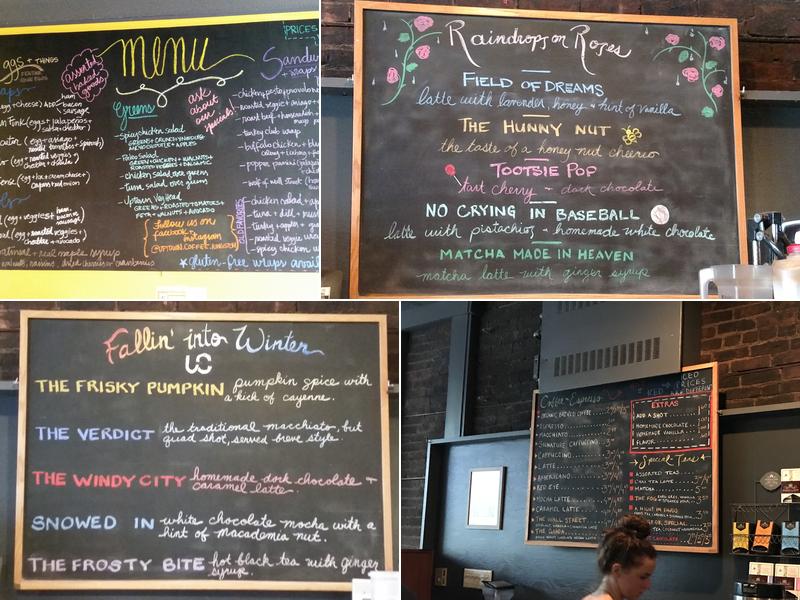 Uptown Coffee Menu