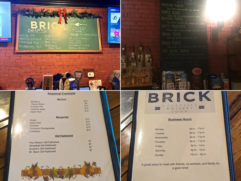 Brick Corning, NY Menu