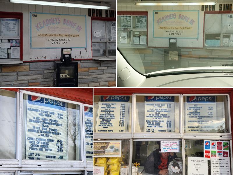 Kearney's Drive-In Menu