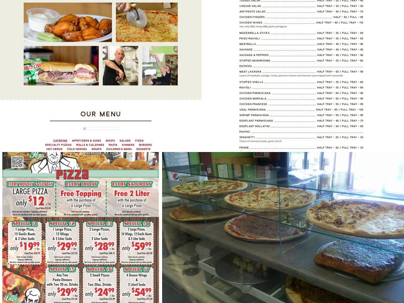 Little Pops Pizza Menu