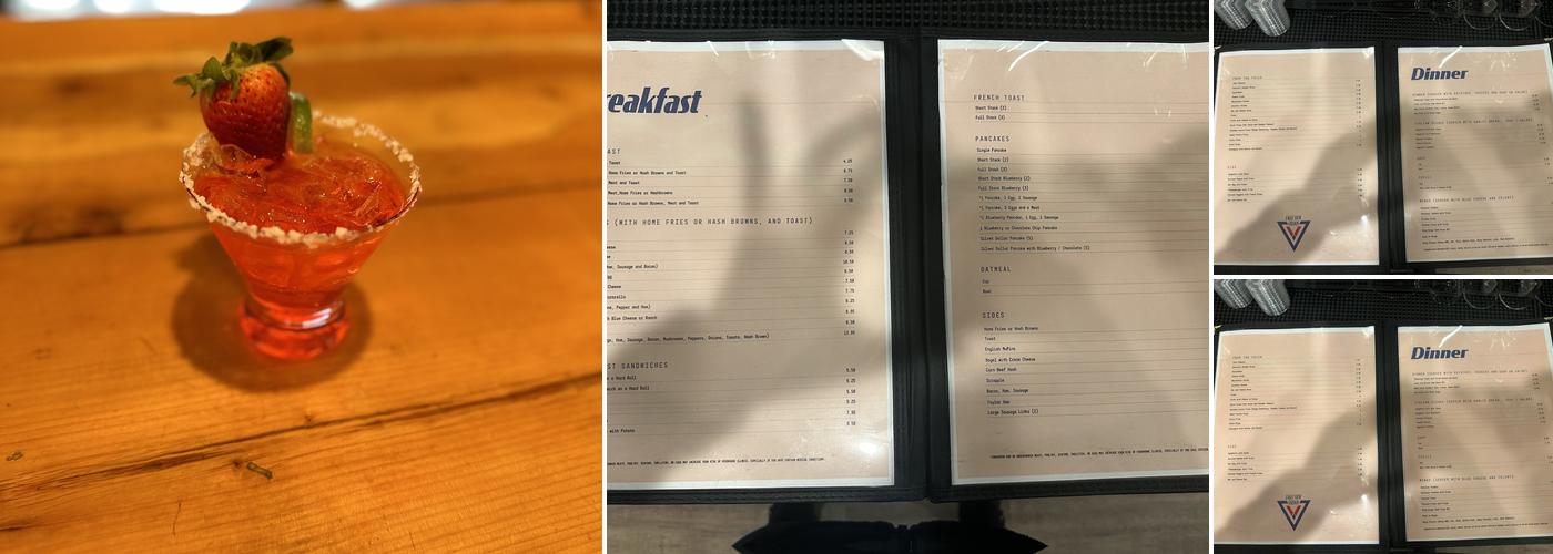 Eagle View Saloon Menu