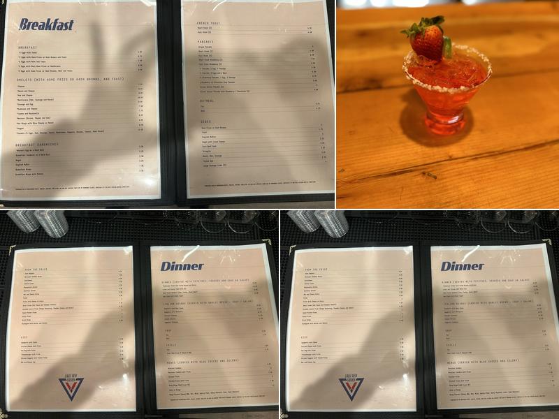 Eagle View Saloon Menu